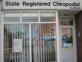 Tracey Sturrock Chiropody shop front